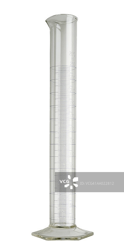 化学刻度量筒图片素材
