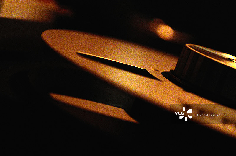 卷盘式磁带细节图片素材