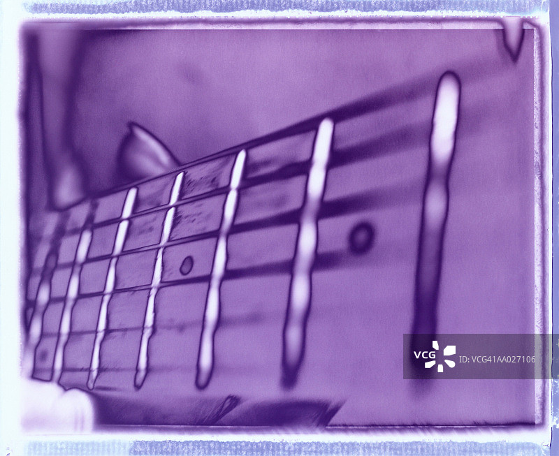 吉他指板的曝光图像图片素材