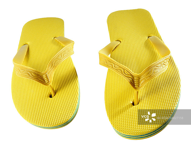 一双人字拖图片素材