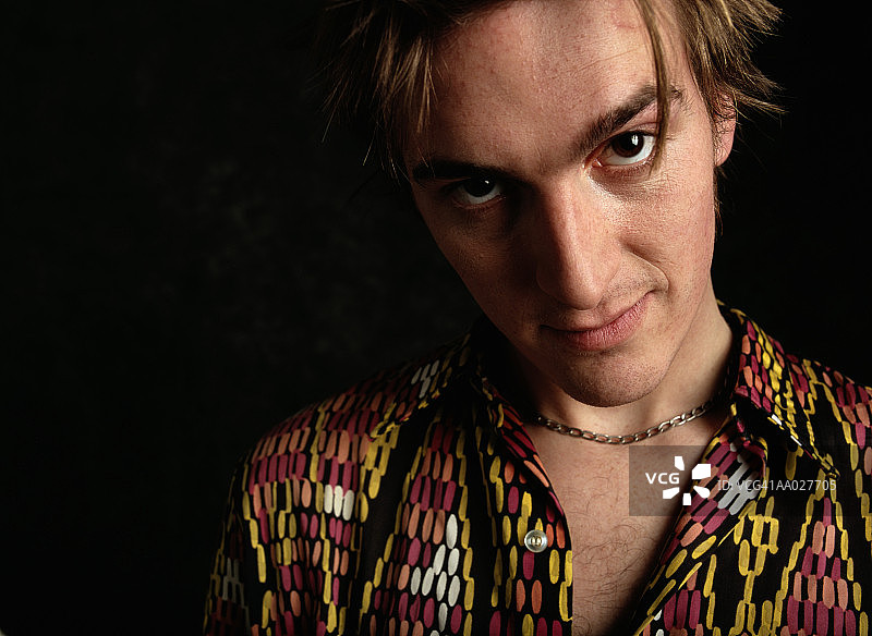 60年代风格的男人肖像图片素材