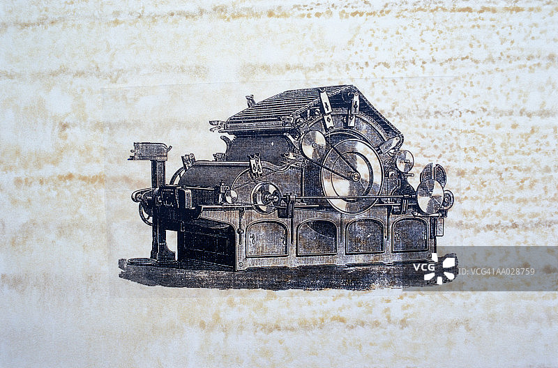 自剥式平卡梳理机图片素材