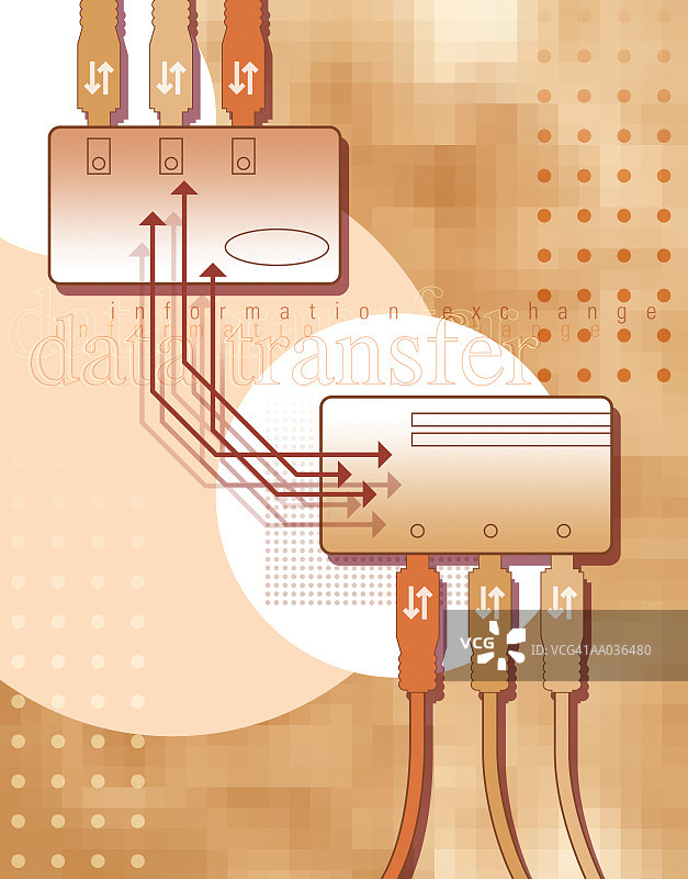 电脑线缆图片素材