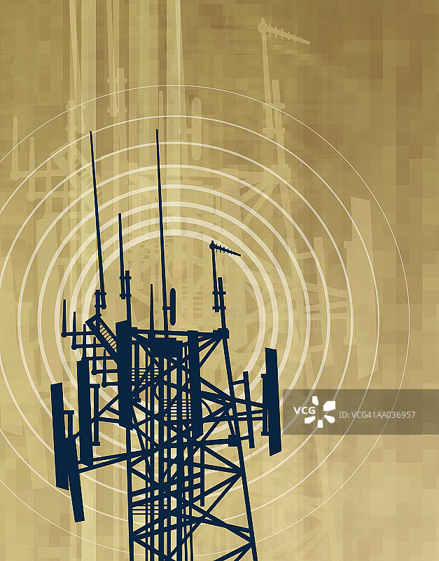 波浪塔图片素材