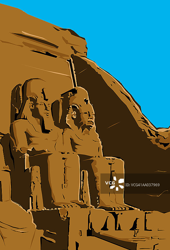 埃及卢克索神庙图片素材