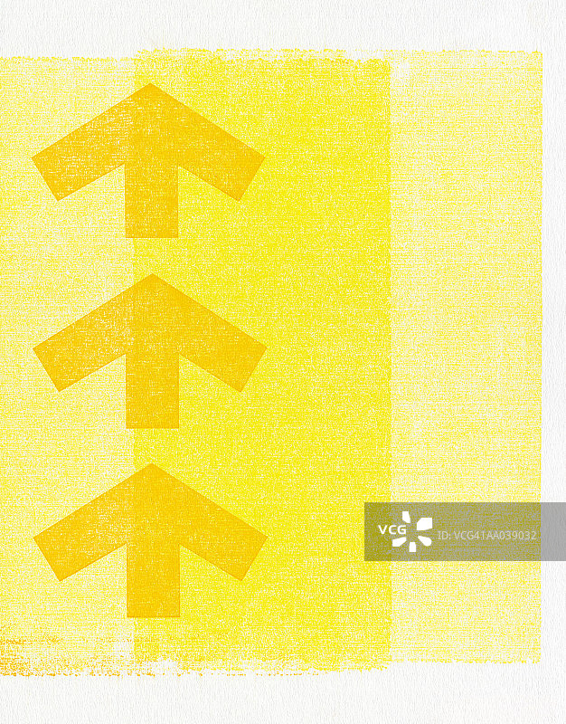 重叠矩形上的向上箭头图片素材