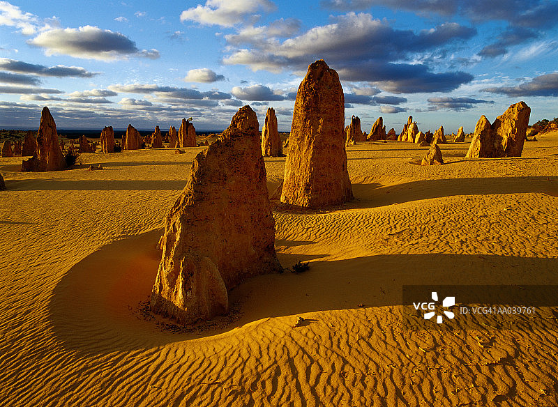 澳大利亚南邦国家公园尖峰石阵图片素材