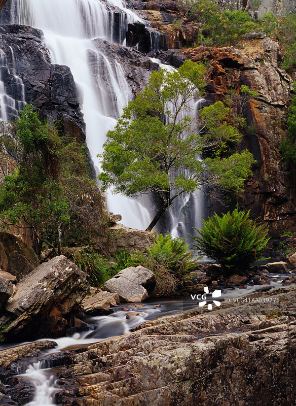 格兰屏国家公园麦肯锡瀑布图片素材