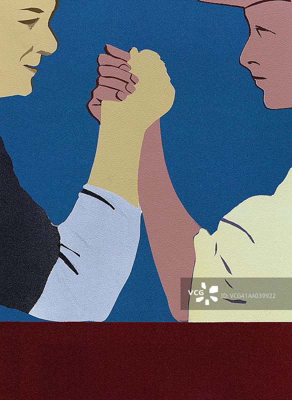 掰手腕图片素材