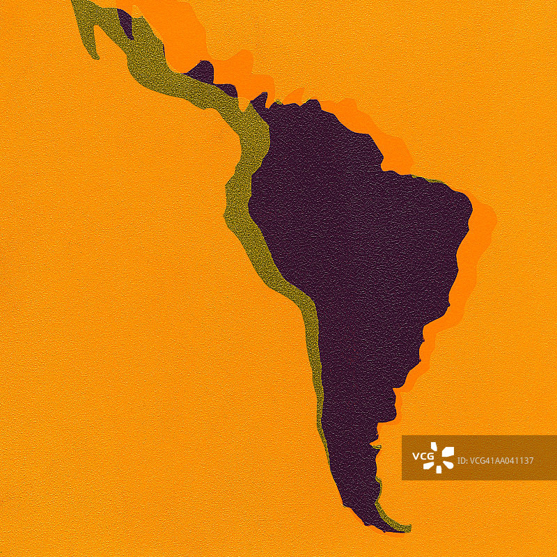 中南美洲剪影图片素材