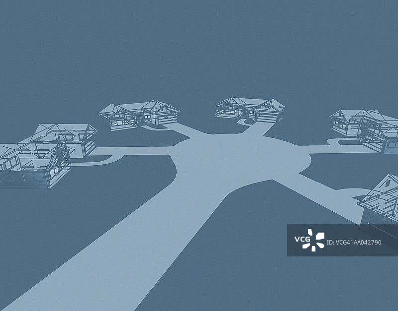 住宅死胡同图片素材