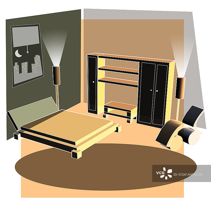 卧室内图片素材