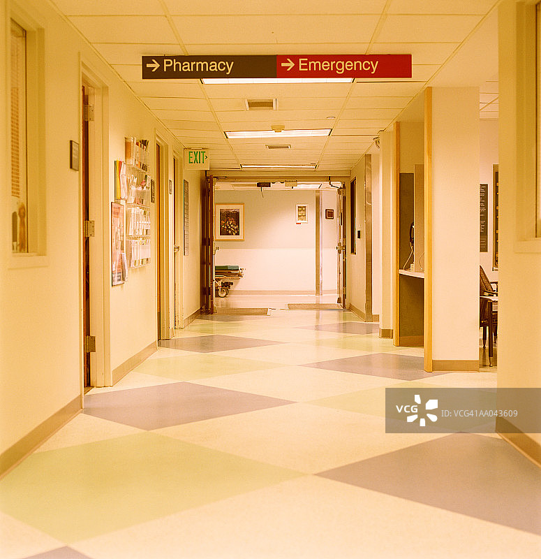 医院走廊图片素材