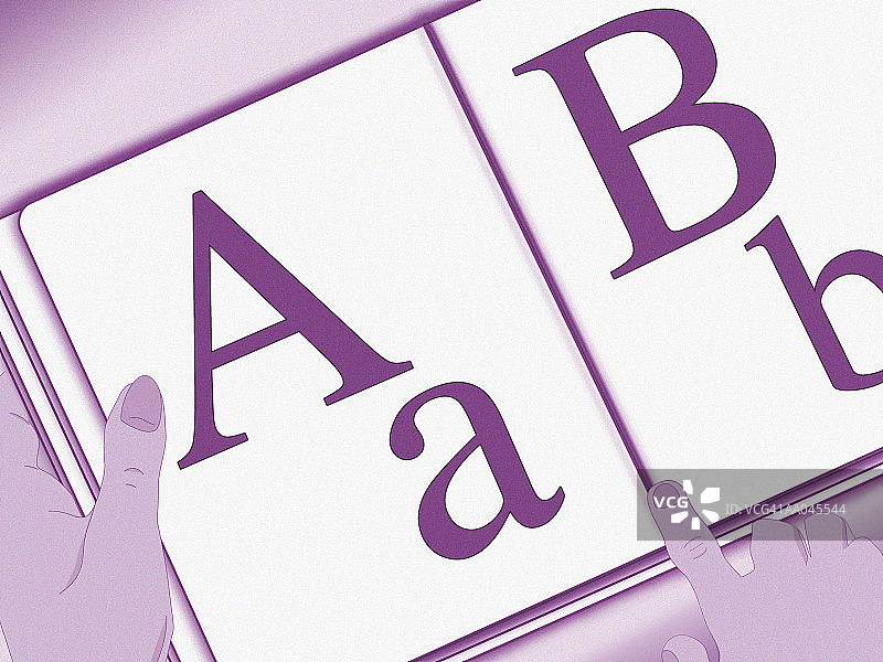 母亲教孩子识字图片素材