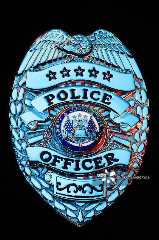 警徽特写图片素材