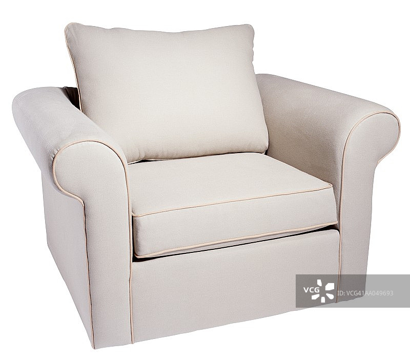 白色扶手椅图片素材