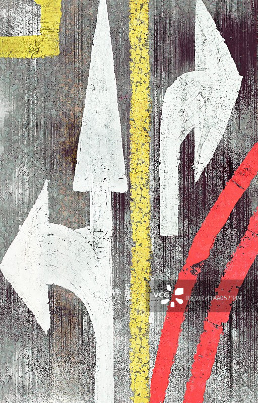 带有箭头和分割线的道路图片素材