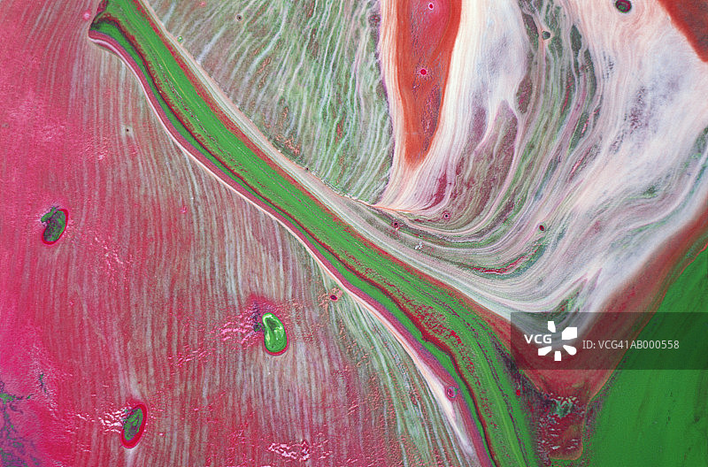 红色、绿色和白色抽象图案图片素材