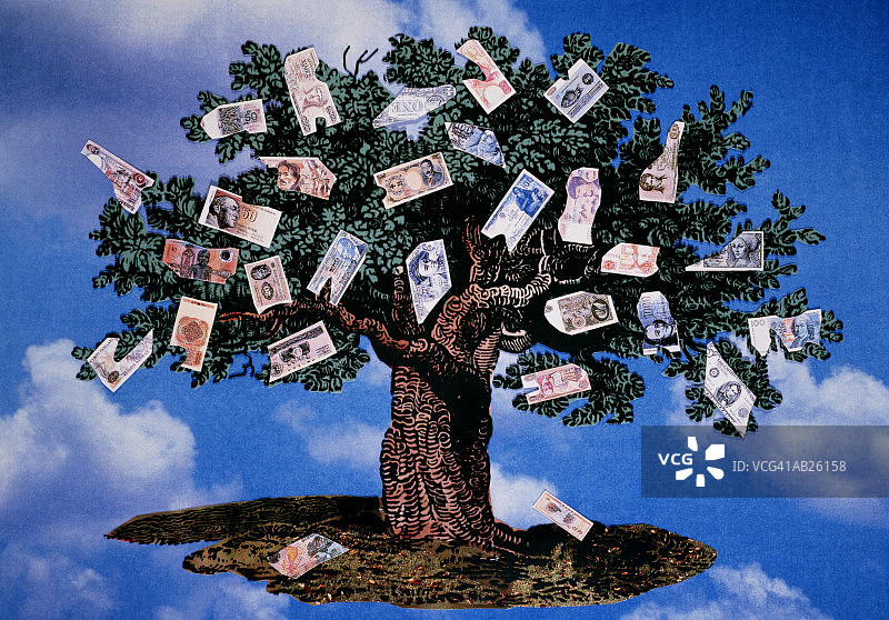 摇钱树图片素材