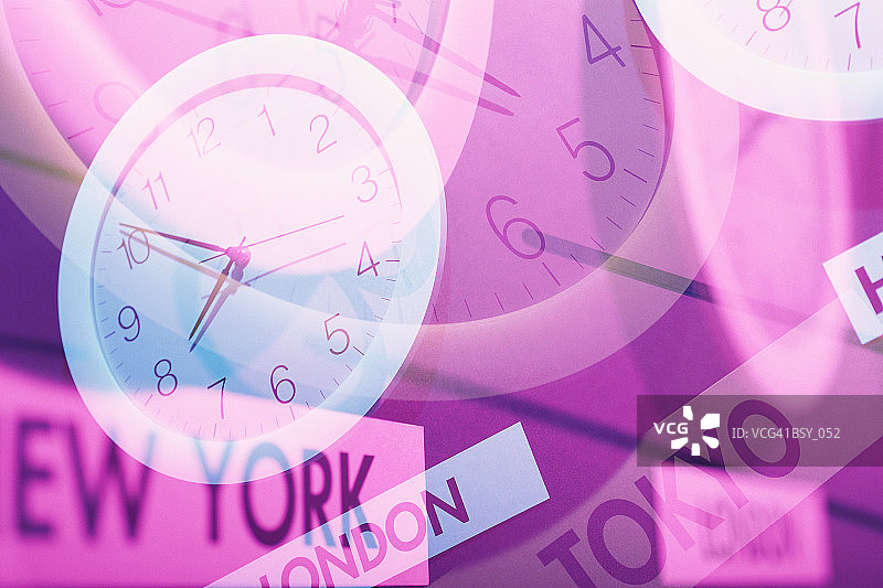 多层时钟图集图片素材