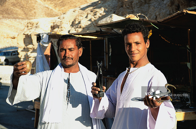 底比斯的纪念品商人图片素材