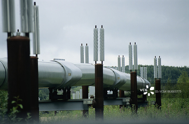 阿拉斯加输油管道图片素材