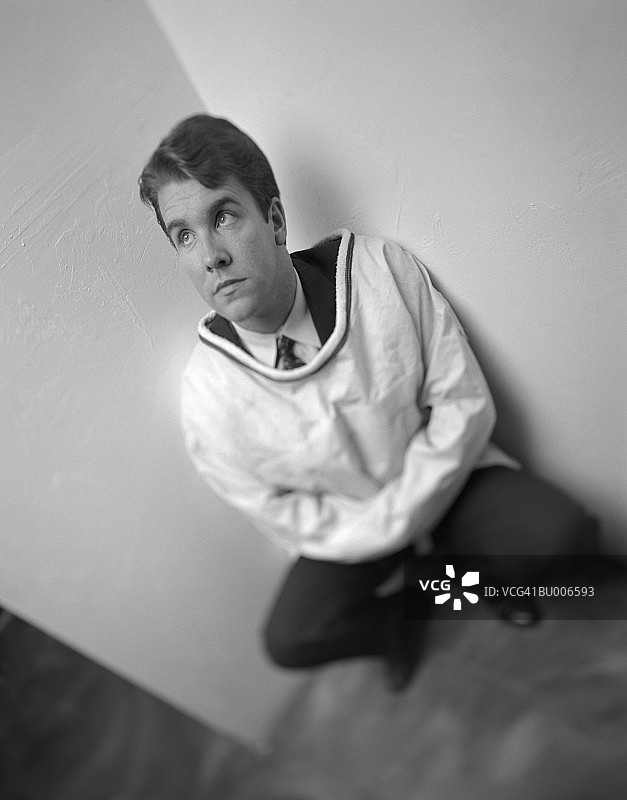 穿着紧身衣的商人图片素材