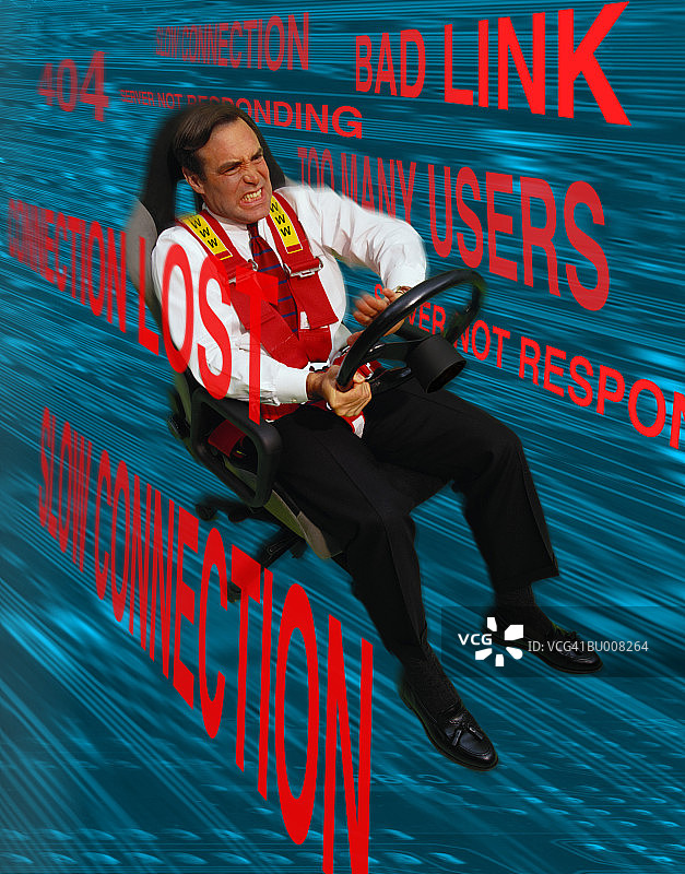 正在按喇叭的商人图片素材