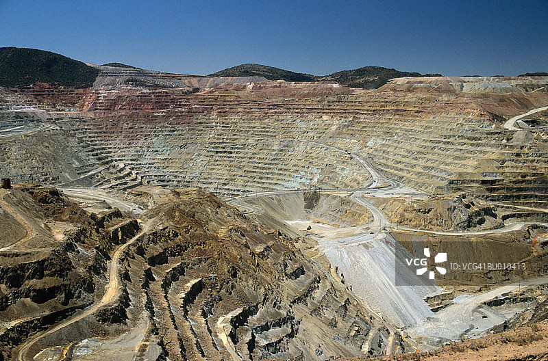 露天铜矿图片素材