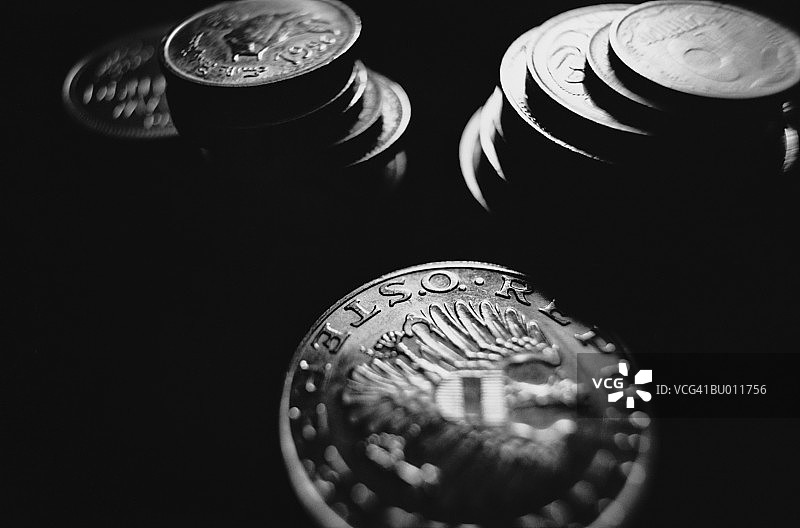 奥地利先令的特写图片素材