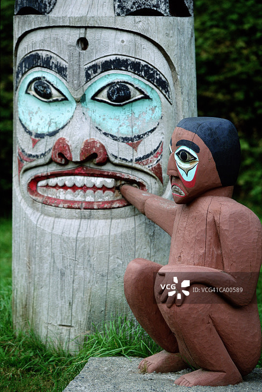 图腾柱细节图片素材