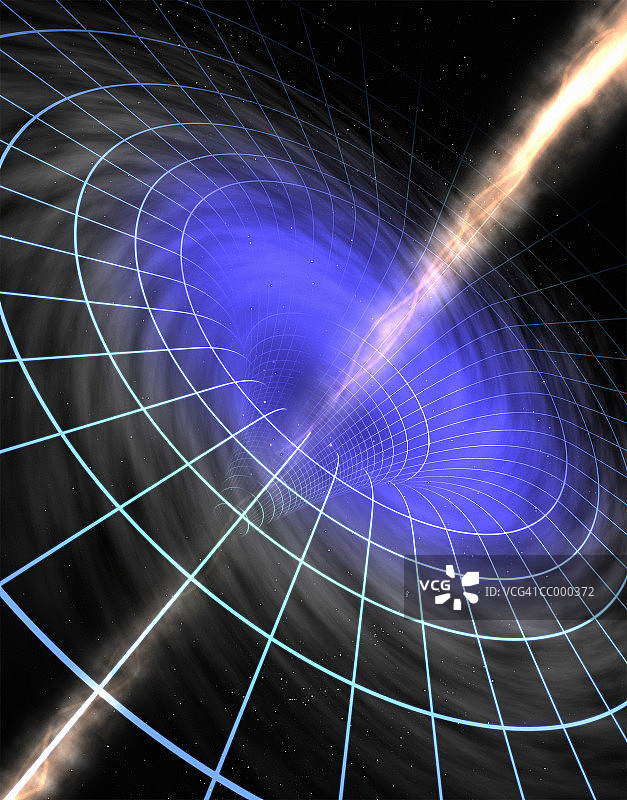 被黑洞吸入的光插画图片素材