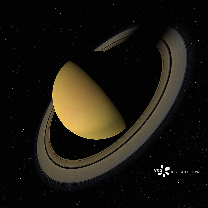 土星数字插画图片素材