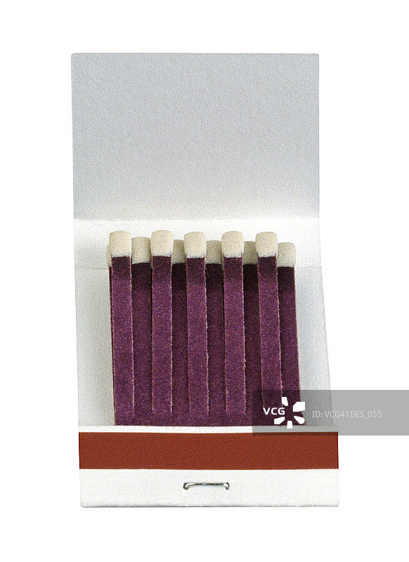 打开的一包火柴图片素材