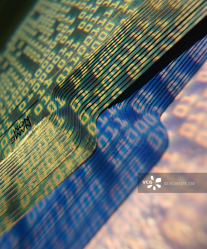 带有二进制数字的文件夹堆栈图片素材