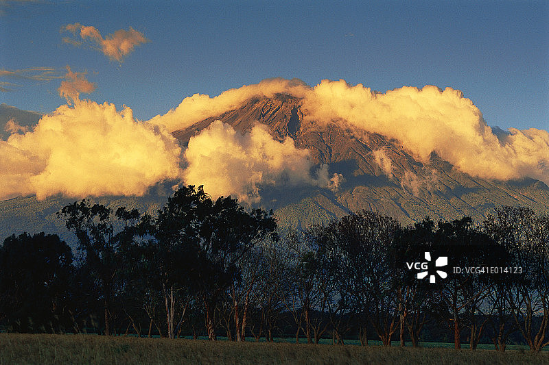 梅鲁山，坦桑尼亚图片素材