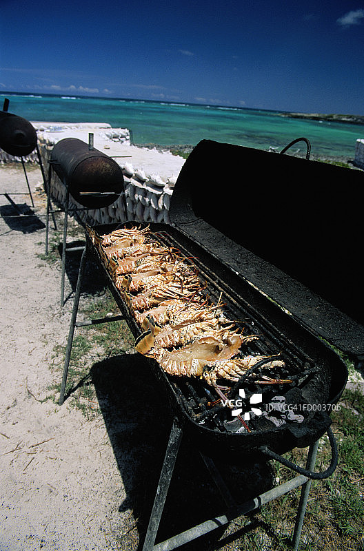 烤龙虾和小龙虾图片素材