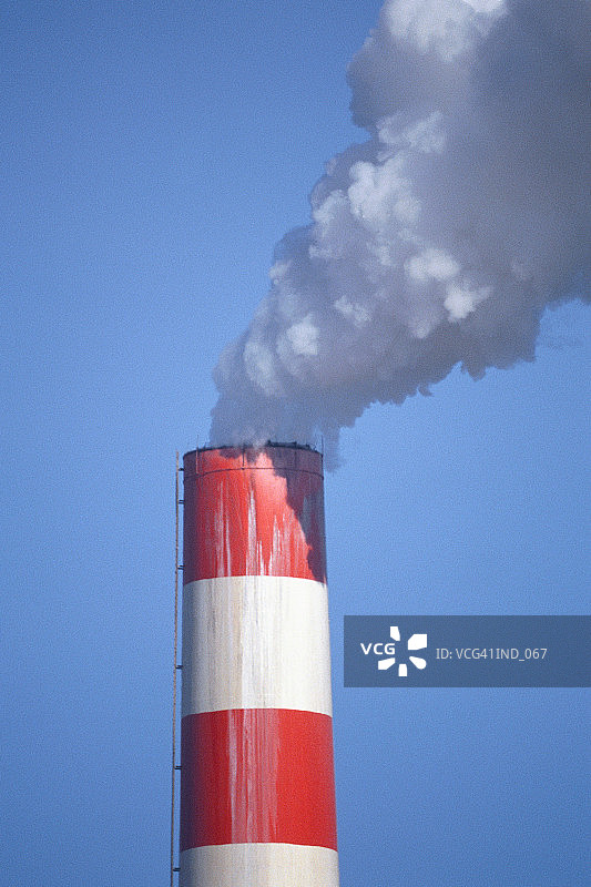 工厂排气管特写图片素材