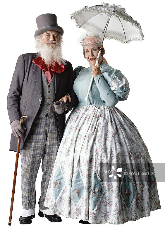 十九世纪夫妇图片素材