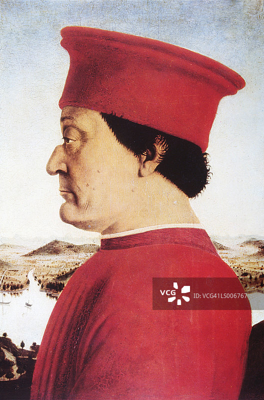 乌尔比诺公爵费德里科·达·蒙特费尔特罗（1422-1482）图片素材