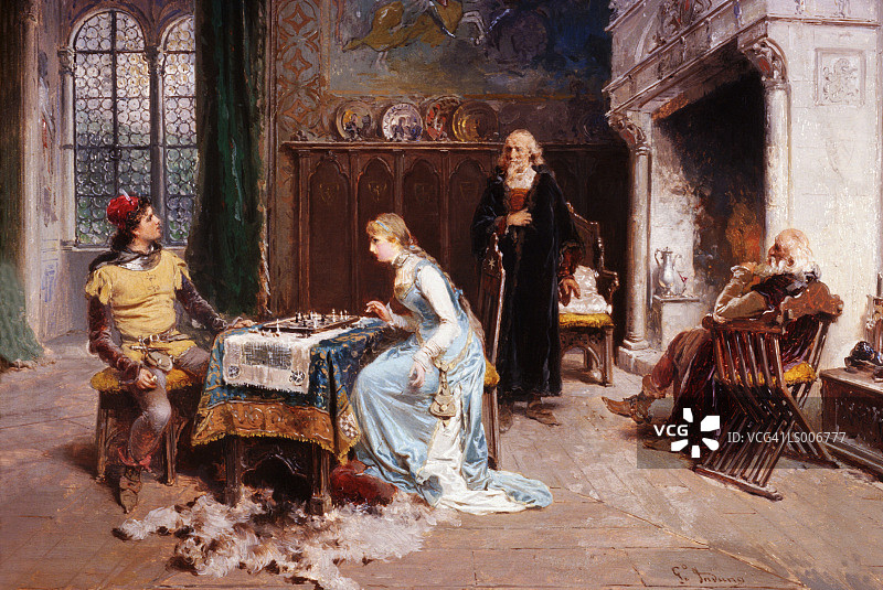 国际象棋比赛图片素材