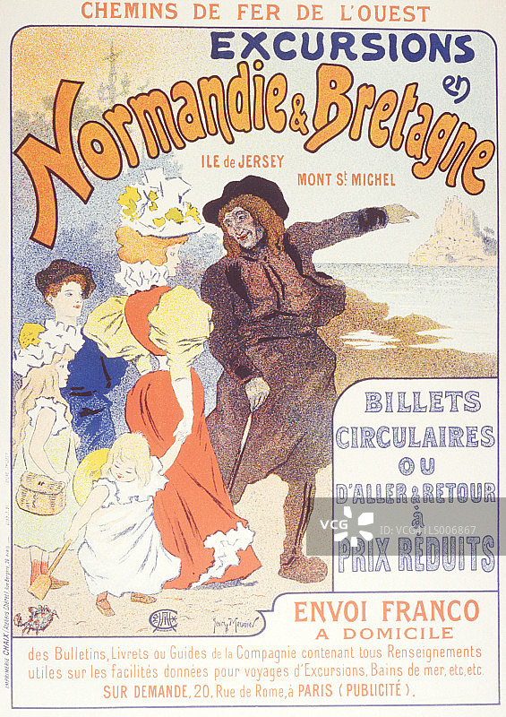 诺曼底和布列塔尼的游览图片素材