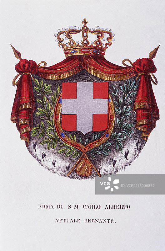 萨伏伊的卡洛·阿尔贝托图片素材