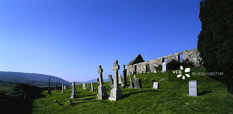 苏格兰墓地图片素材