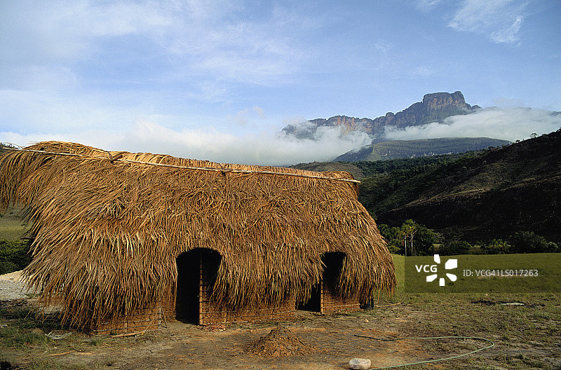 南美洲的小屋图片素材