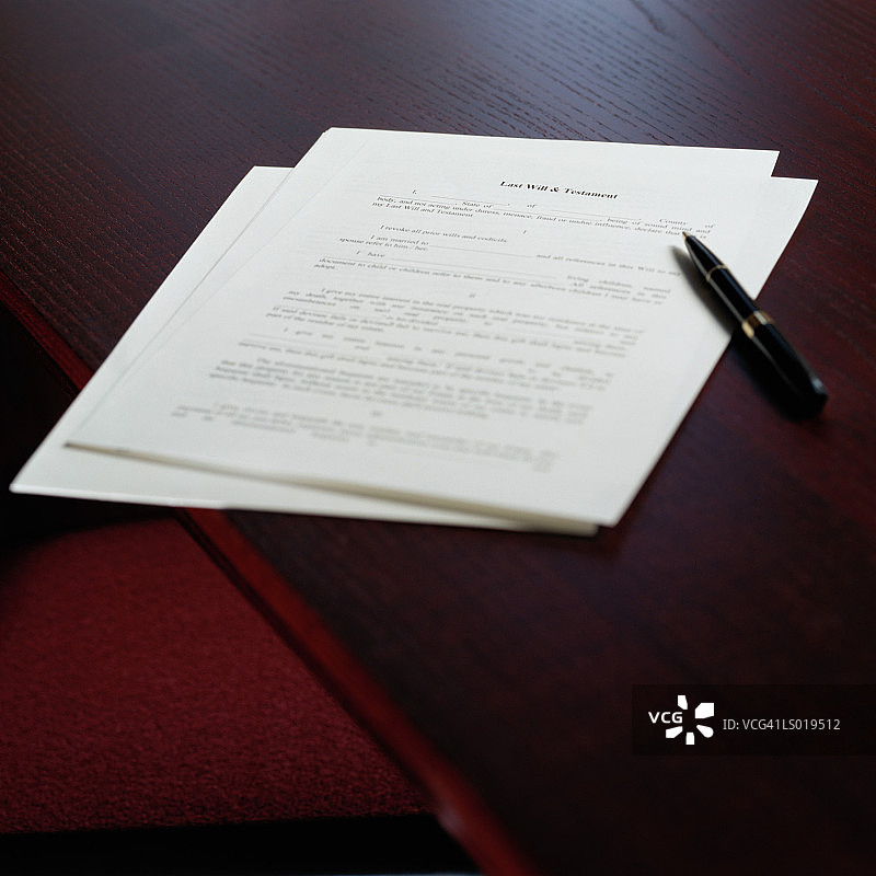 最后的遗嘱图片素材