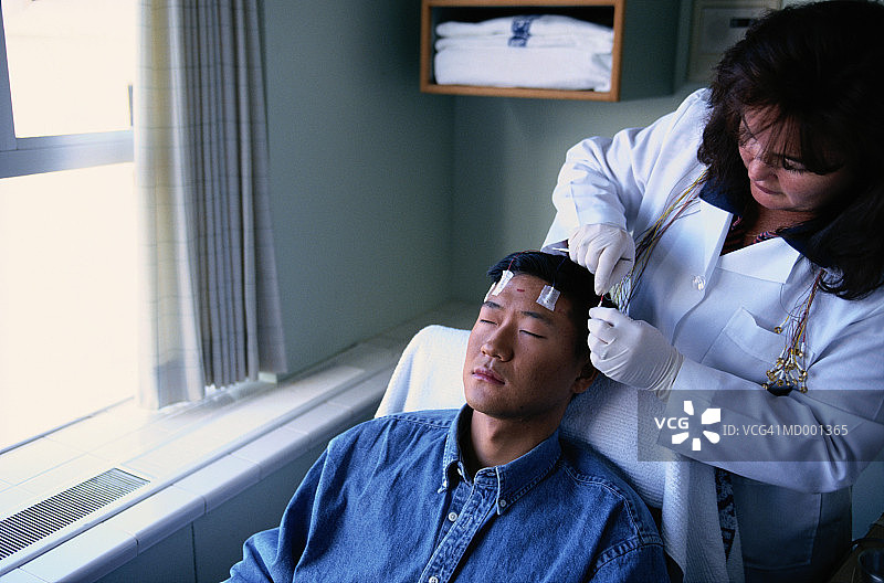 癫痫监测图片素材