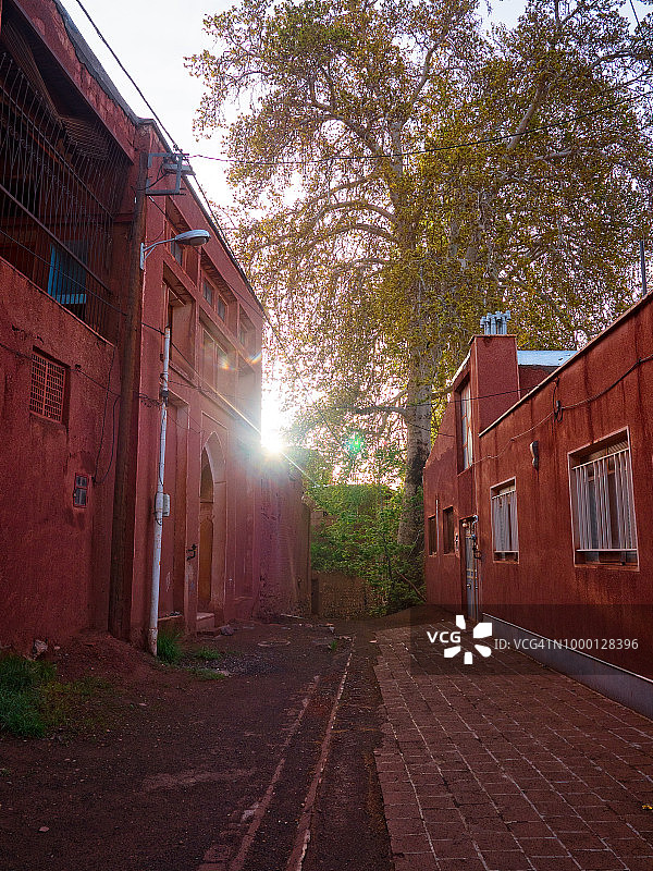 伊朗阿比扬奈村图片素材