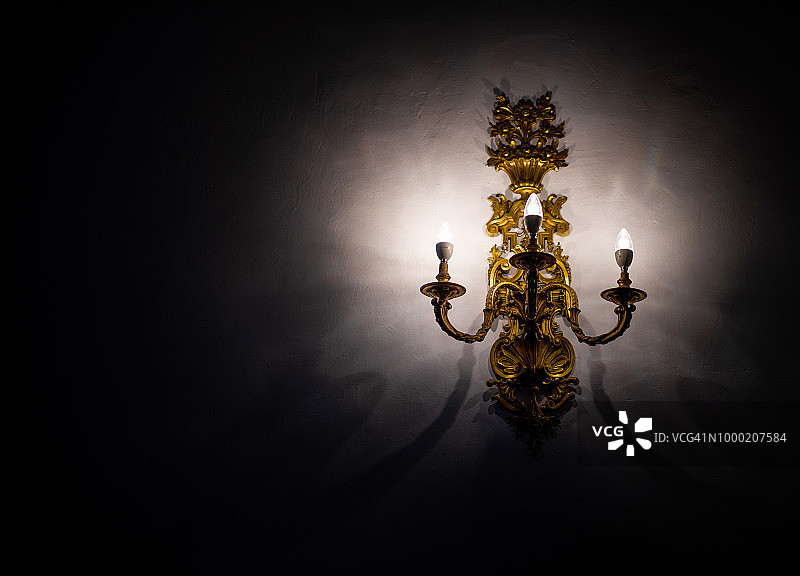 墙壁烛台图片素材