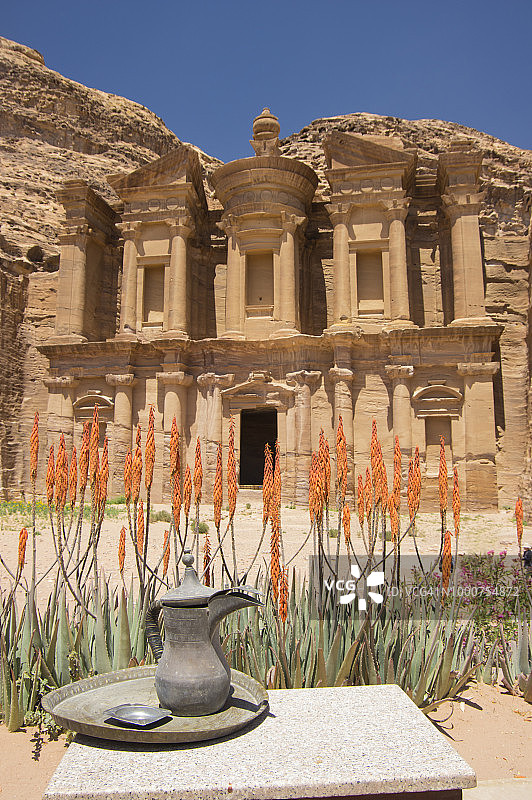约旦瓦迪穆萨代尔修道院图片素材